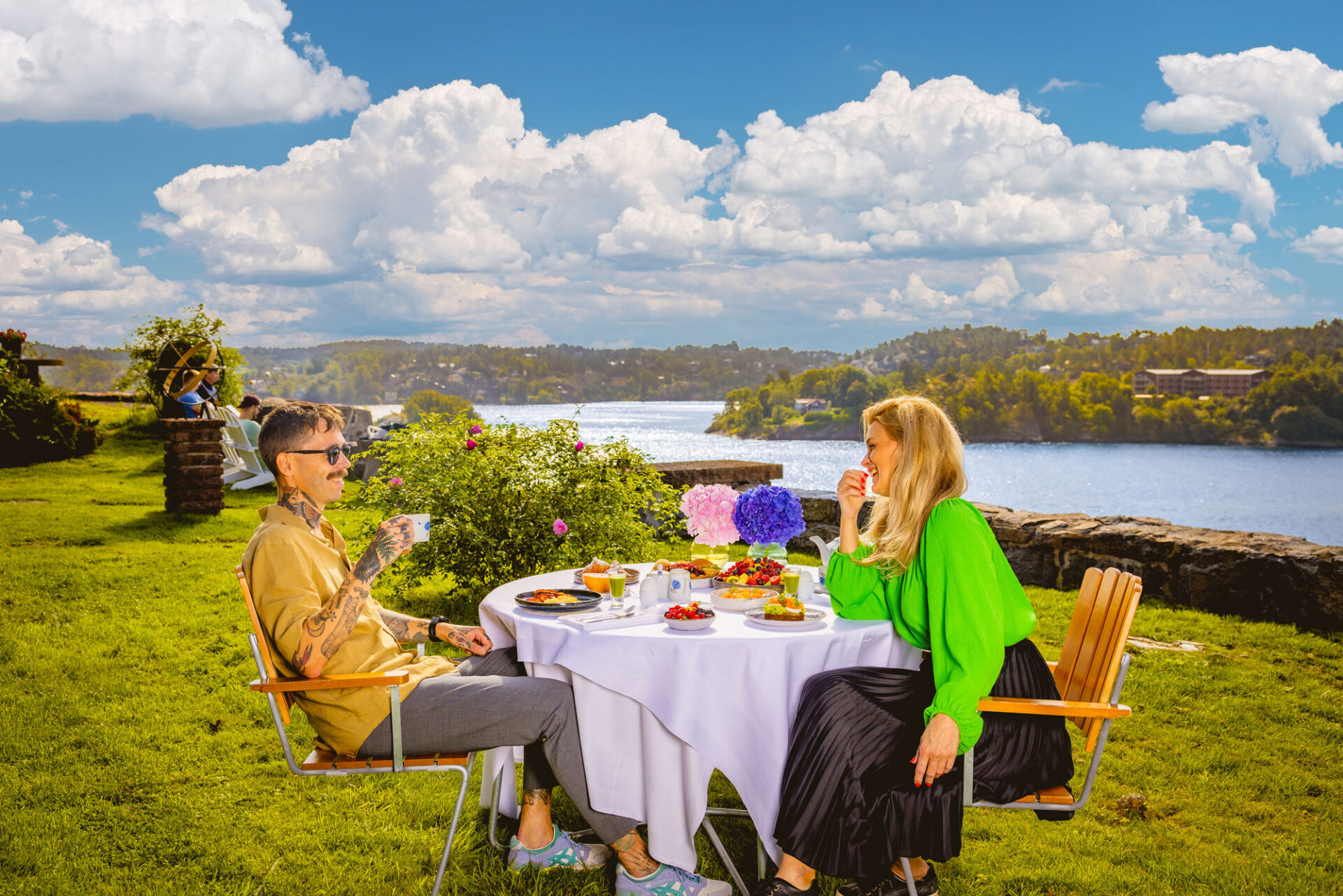 Sommarkonferens på Högberga Gård i Stockholms skärgård