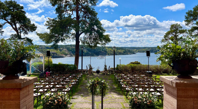 Bröllop vid Stockholms inlopp